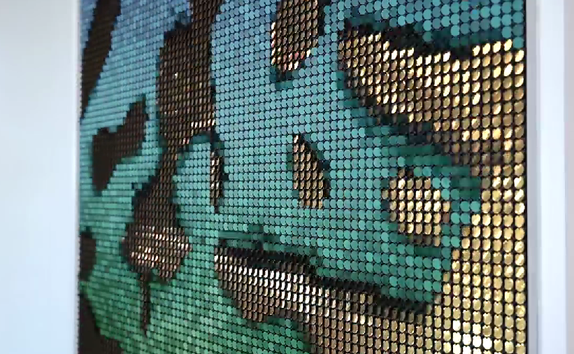 Interesting design——Flip-dot display